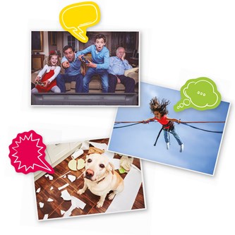 Bildkort Gissa vad de tänker