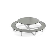 Rörvik picknickbord kompaktlaminat runt ø 120 H53 cm