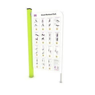 Workout Information sign