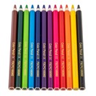 Hexagonala färgpennor Jumbo 12-pack