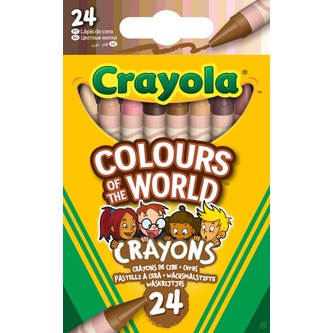 Kritor Hudtoner Crayola 24-pack