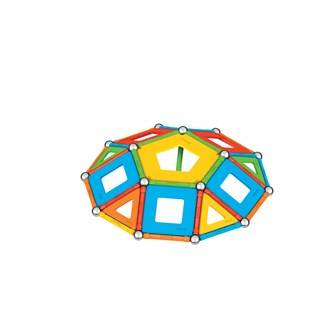 Geomag Supercolor recycled, 78 delar