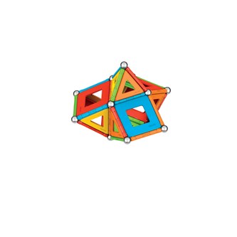 Geomag Supercolor recycled, 78 delar