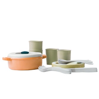 Dantoy Servis i bioplast 22 delar