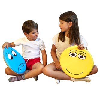 Sittkuddar med känslouttryck 6-pack