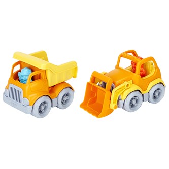 Green Toys dumper och grävmaskin