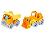 Green Toys dumper och grävmaskin