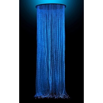 Sensoriskt fiberoptiskt draperi
