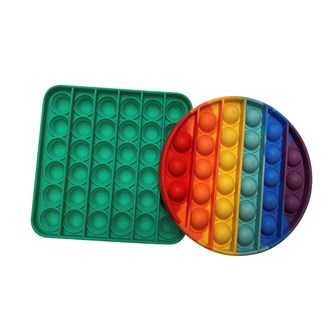 Pop Fidget pad, multifärgad cirkel
