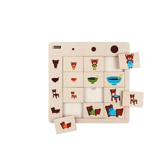 Logikpussel, storlekar