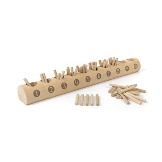 Tal- och sifferträ 0-9