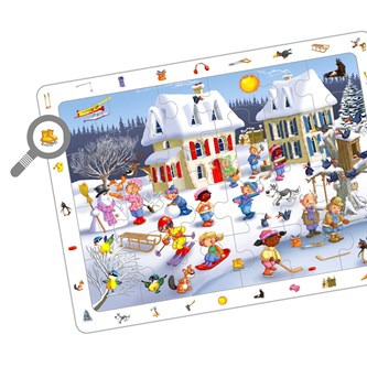 Årstidspussel med observationsövning