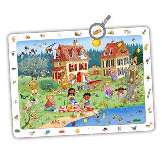 Årstidspussel med observationsövning