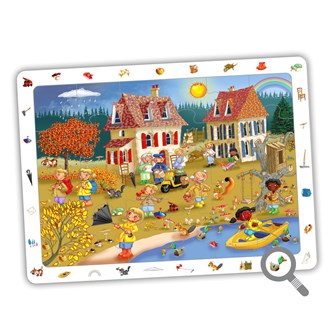 Årstidspussel med observationsövning