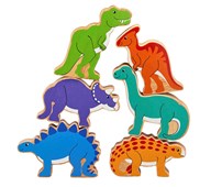 Dinosaurier i gummiträ