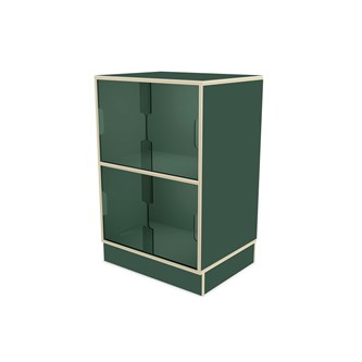Fixa display 2:2 med sockel & skjutdörrar i plexi D36 D46