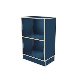 Fixa display 2:2 med sockel & skjutdörrar i plexi D36 D46