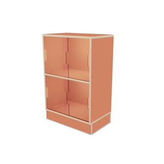 Fixa display 2:2 med sockel & skjutdörrar i plexi D36 D46