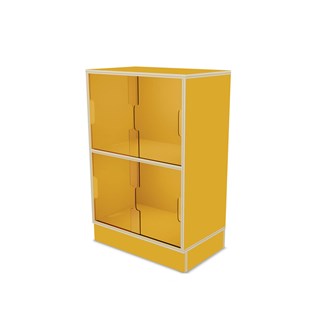 Fixa display 2:2 med sockel & skjutdörrar i plexi D36 D46