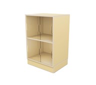 Fixa display 2:2 med sockel & skjutdörrar i plexi D36 D46
