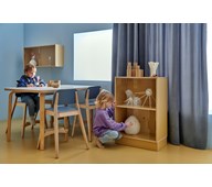 Fixa display 2:2 med sockel & skjutdörrar i plexi D36 D46