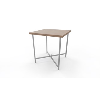 Soffbord Charlie 38x38 cm silverstativ