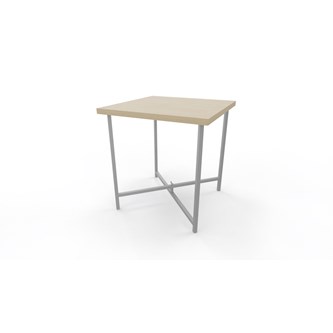 Soffbord Charlie 38x38 cm silverstativ