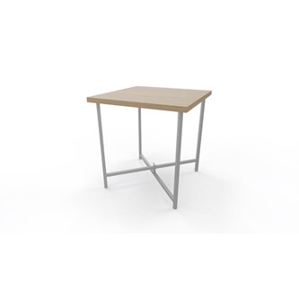 Soffbord Charlie 38x38 cm silverstativ