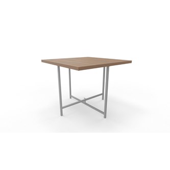 Soffbord Charlie 50x50 cm silverstativ