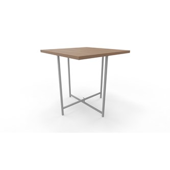 Soffbord Charlie 50x50 cm silverstativ