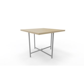 Soffbord Charlie 50x50 cm silverstativ