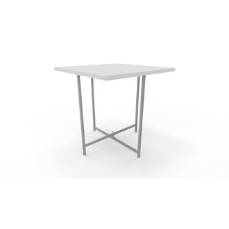 Soffbord Charlie 50x50 cm silverstativ