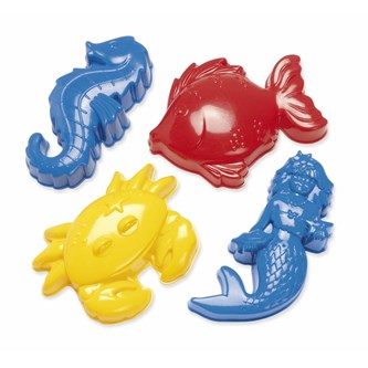 Dantoy Sandformar, 4-pack