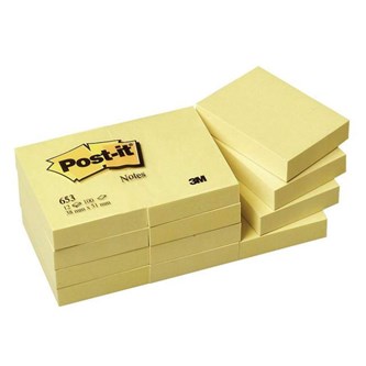Post-it 38x51 mm, 12-pack
