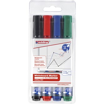 Whiteboard Edding 360, 4-pack