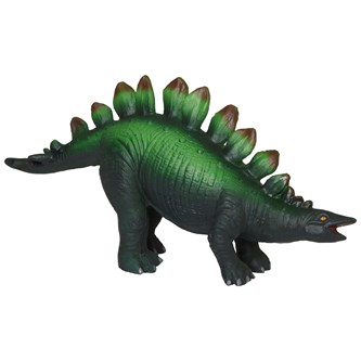 Green rubber toys Mjuk stegosaurus