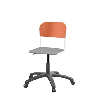 Stol Matte FSC BX gas liten sits vitt stativ