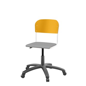 Stol Matte FSC BX gas liten sits vitt stativ