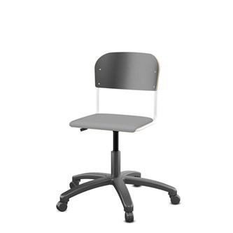 Stol Matte FSC BX gas liten sits vitt stativ