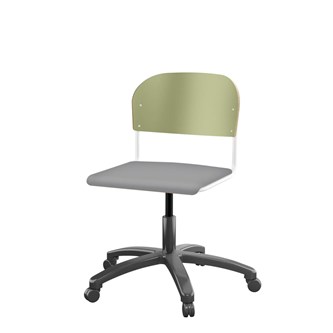 Stol Matte FSC BX gas stor sits vitt stativ