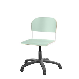 Stol Matte FSC BX gas stor sits vitt stativ