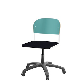 Stol Matte FSC BX gas stor sits vitt stativ