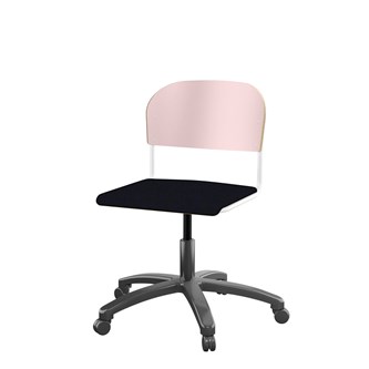 Stol Matte FSC BX gas stor sits vitt stativ