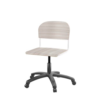 Stol Matte FSC BX gas stor sits vitt stativ