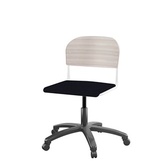 Stol Matte FSC BX gas stor sits vitt stativ