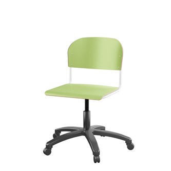 Stol Matte FSC BX gas stor sits vitt stativ