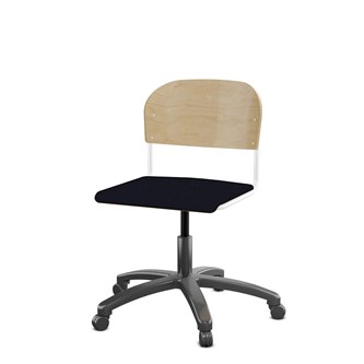 Stol Matte FSC BX gas stor sits vitt stativ