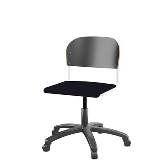 Stol Matte FSC BX gas stor sits vitt stativ