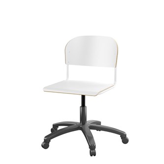 Stol Matte FSC BX gas stor sits vitt stativ