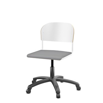 Stol Matte FSC BX gas stor sits vitt stativ